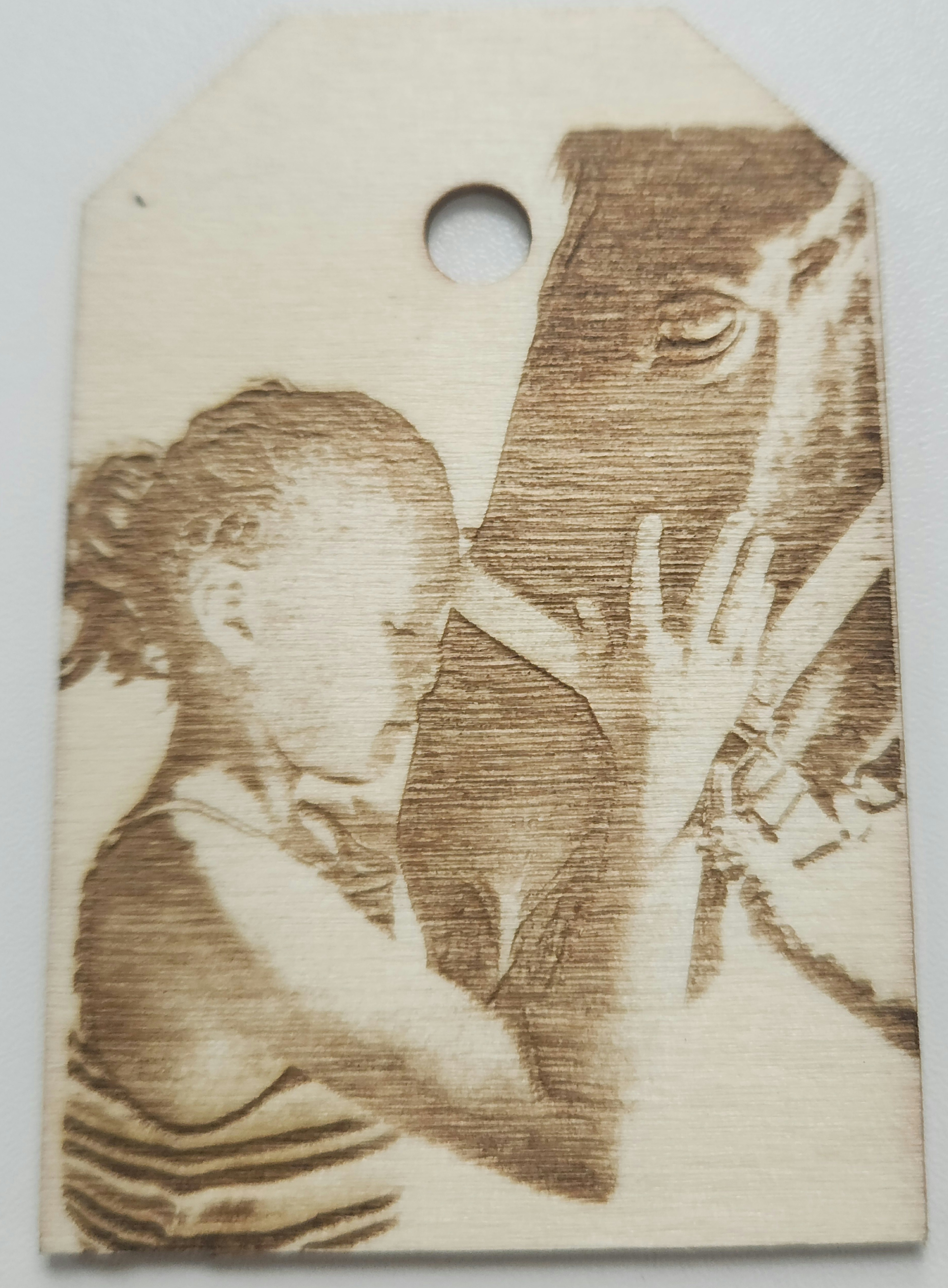 Wood tag