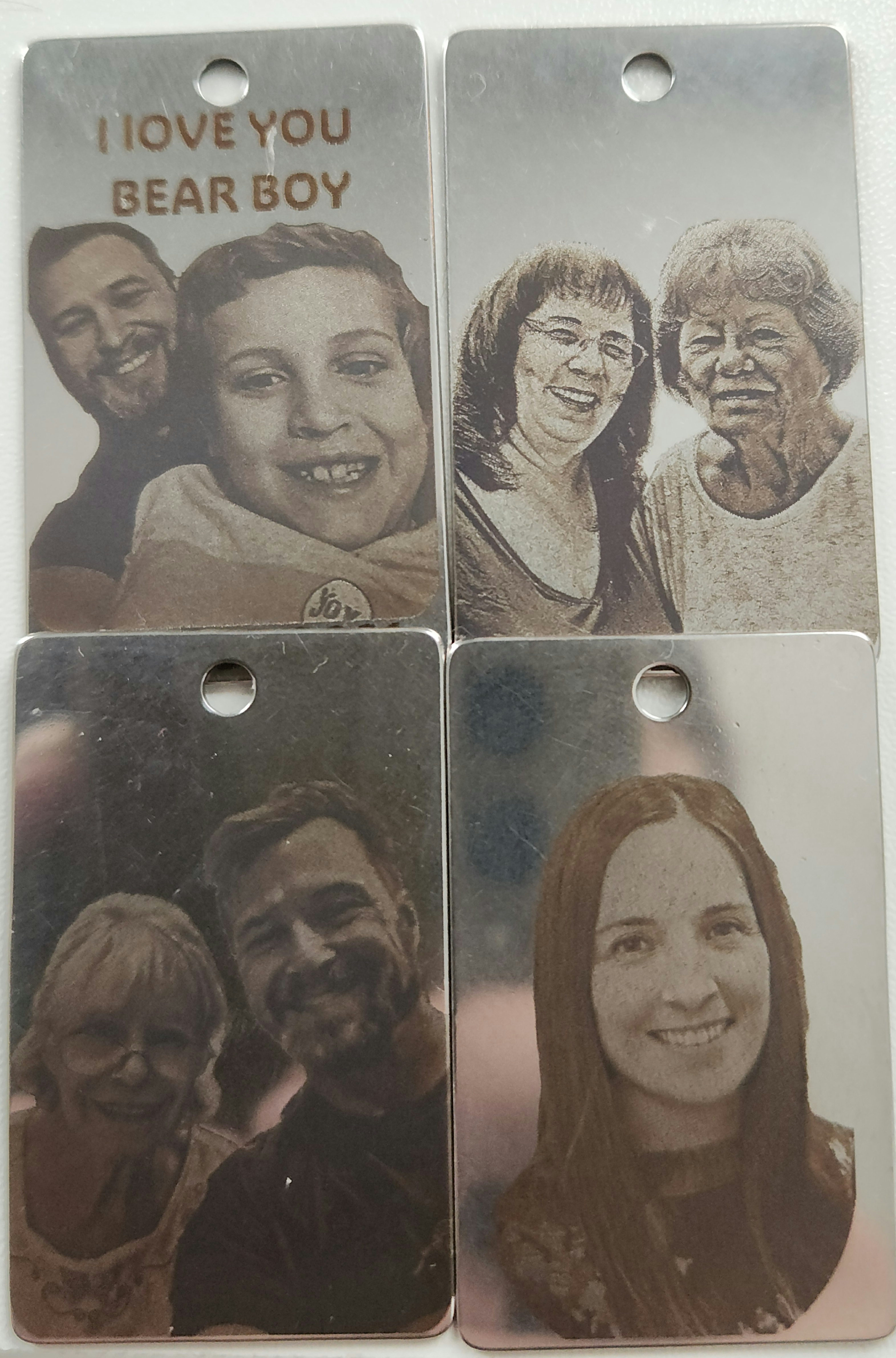 Stainless Steel Tag (1" x 1.5")