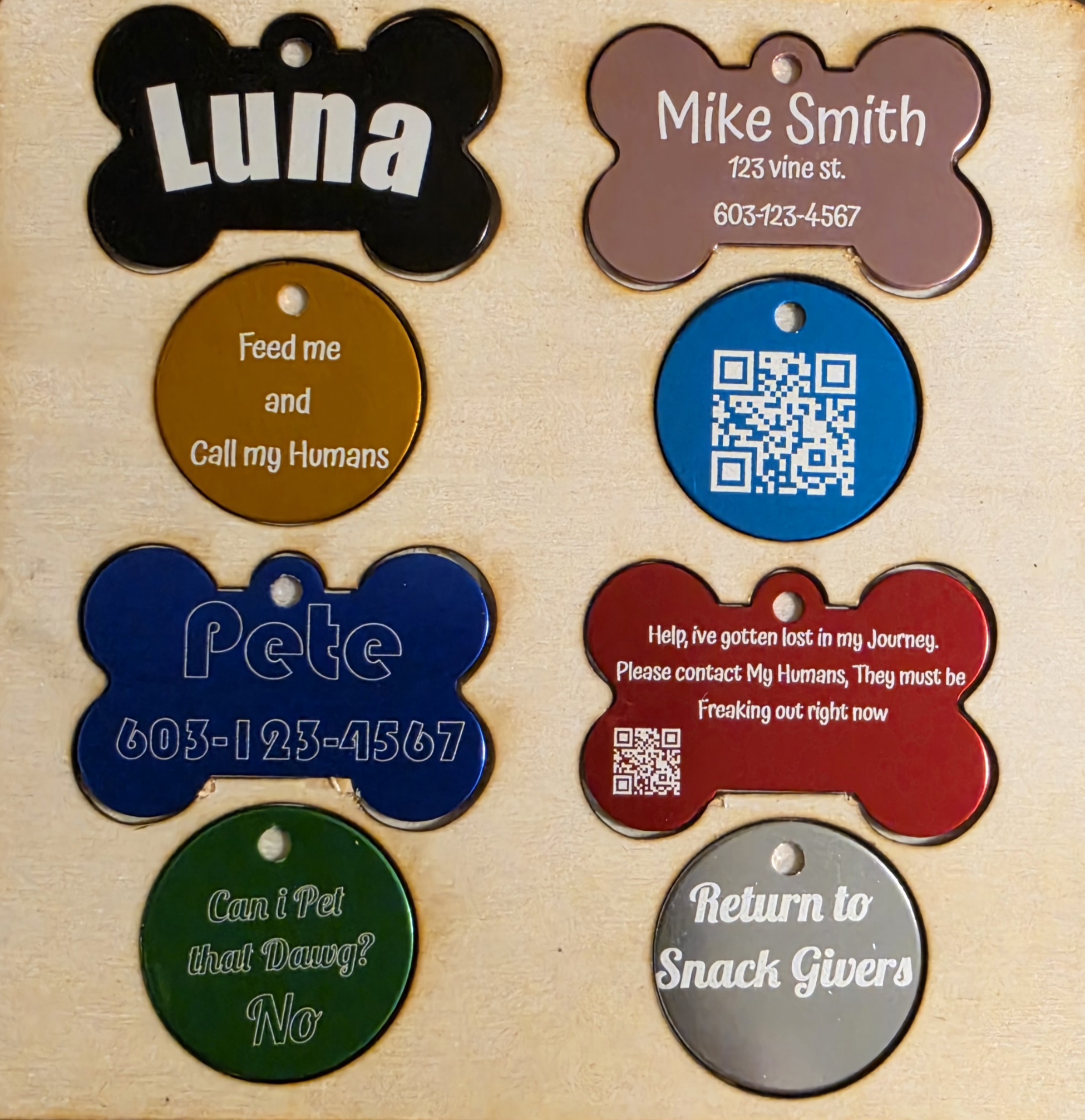 Pet tag
