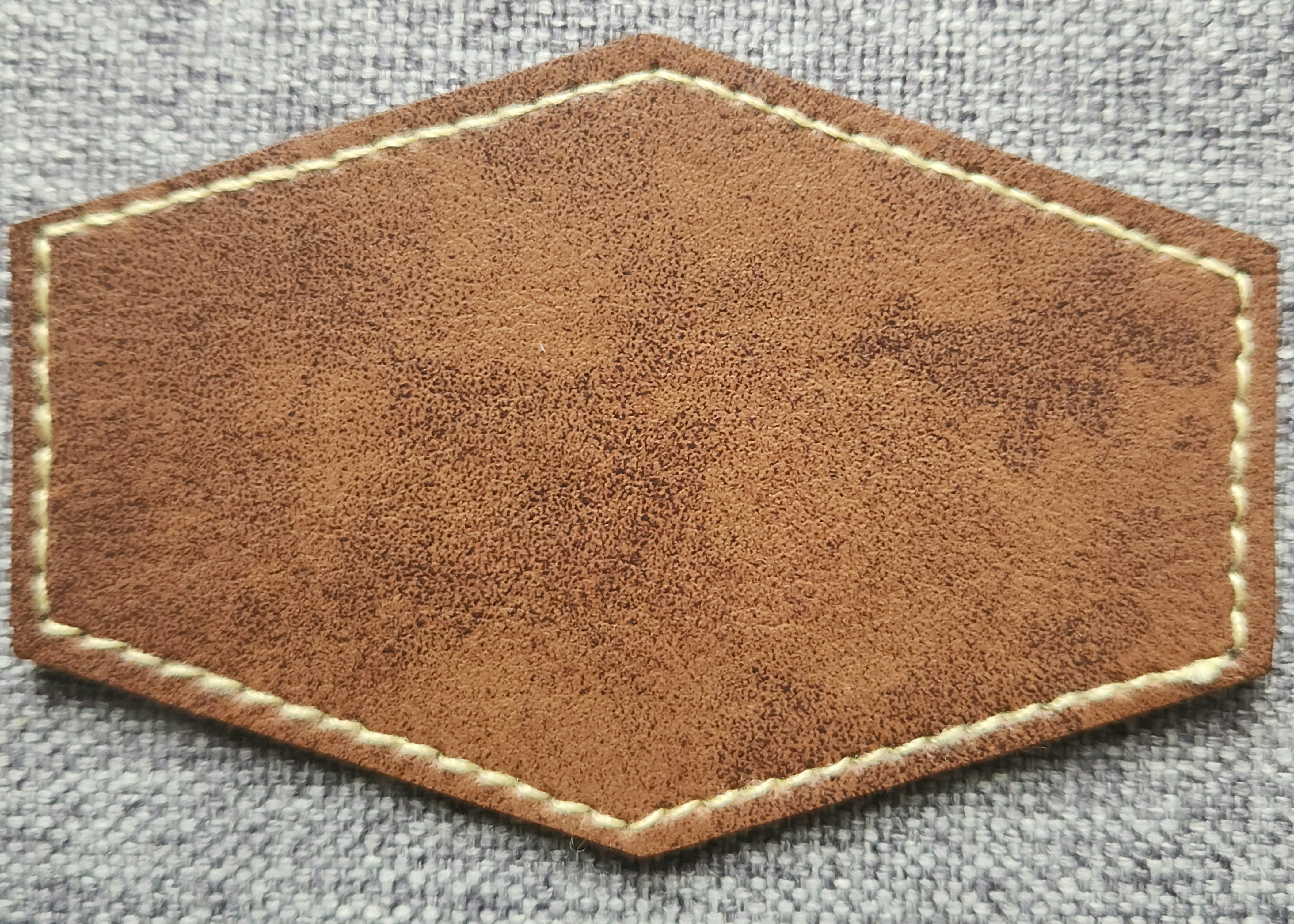 Leather Patch - Chocolate, Diamond